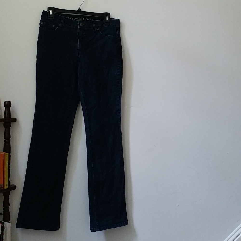 CATO Premium Jeans Size 6 Bootcut Dark Wash